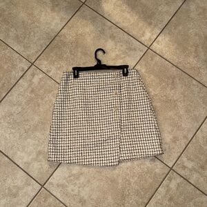 Marc New York Vintage OG Black White Checkered Luxury Classy Fancy Mini Skirt